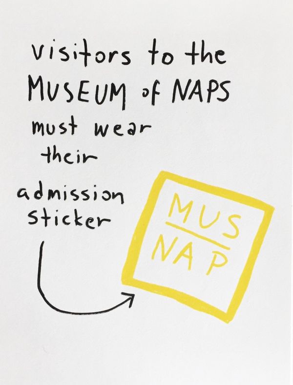 Welcome to the Museum of Naps
